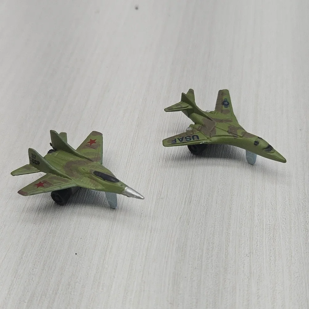 Vintage Lot 15 Micro Machines Fighter Jets War Planes 1980s